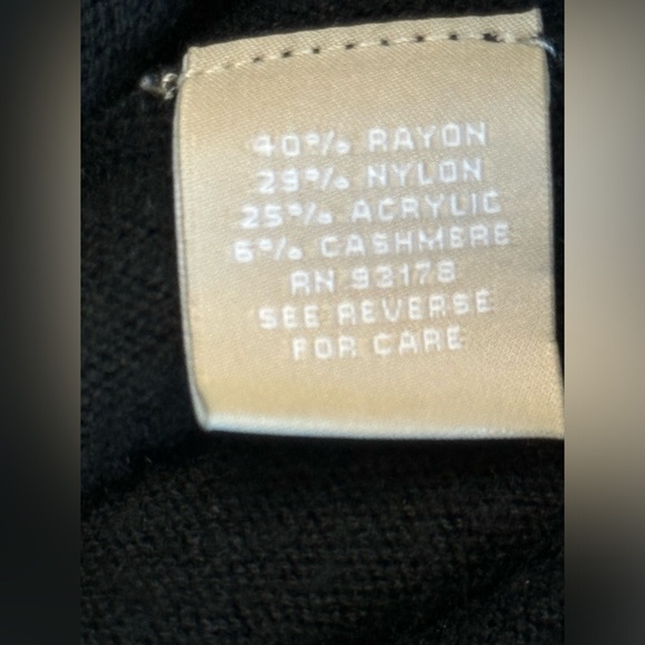 Philosophy Republic Hi-Low Scoop Neck Tunic Sweater – Black – Size M - Picture 10 of 11